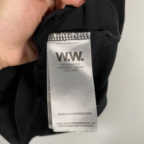Wood Wood WW Box Logo Tee SS18 Size S - Picture 4 of 6